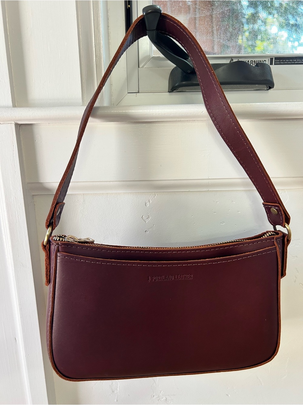 Portland Leather cognac Lucy Shoulder Bag